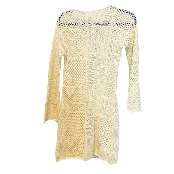 Capittana Women's Hope Crochet Swim Cove Up Dress Ivory Size Medium NWT - Picture 9 of 12